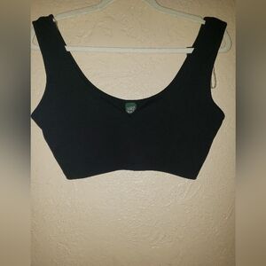 NWOT Wild Fable Black Crop Top